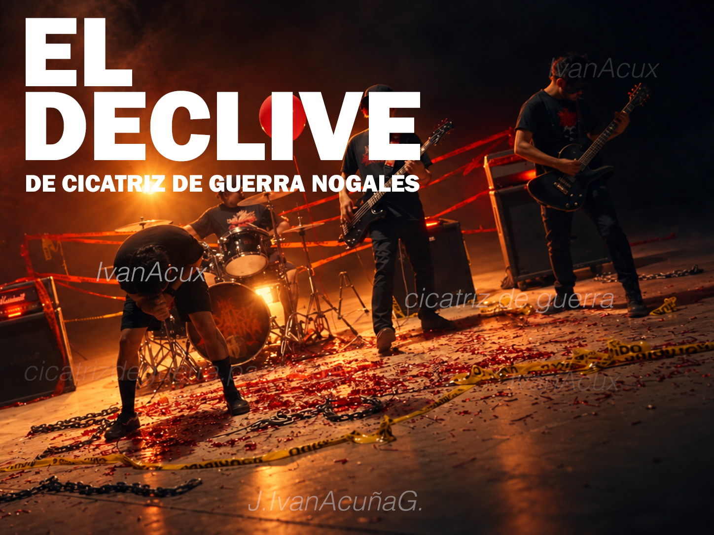 Logo de Cicatriz de Guerra diseñado por Iván Acuña